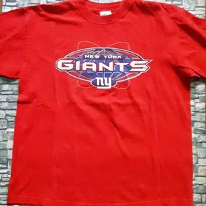 Vintage NFL New York GIANTS Red T Shirt